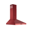 WE-E543R(RB) - Wandschouw Afzuigkap - 50cm - Rood
