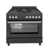 Wiggo WO-E906B(BB) - Gasfornuis - Zwart
