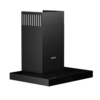 Wiggo - WE-A641T(B) - Wallmount - T-Model - Chimney Hood - 60cm - Black