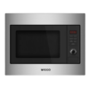 Wiggo WBM-G6025(BX) - Inbouw combi magnetron - Zwart Rvs