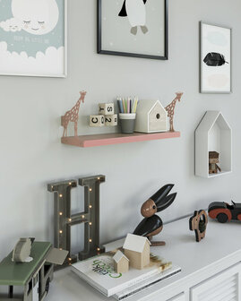 Kids - Babykamer wandplanken - Boekenplank - Roze - Electropunt.nl