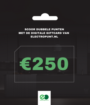 Cadeaukaart Electropunt.nl t.w.v. 250&euro;