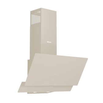 Wiggo-WE-E623G(C)-Schuine-Afzuigkap-60-cm-Creme-Dubbel_Glas