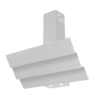 Wiggo WE-E933G(W) - Schuine Afzuigkap