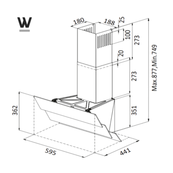 WE-D633G(G)_8720769320998_Afzuigkap