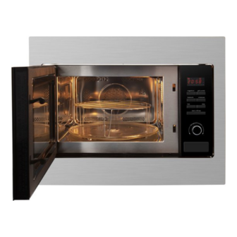 Wiggo WBM-G6025(BX) - Inbouw combi magnetron - Zwart Rvs