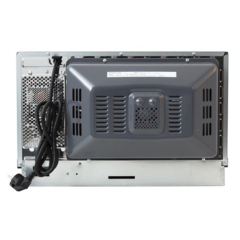 Wiggo WBM-G6025(BX) - Inbouw combi magnetron - Zwart Rvs
