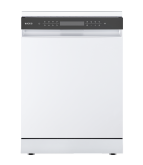Wiggo WD-F6148B(W) - Vrijstaande Vaatwasser - 60cm - Wit