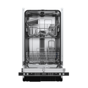 Wiggo WD-B4126E(X) - Inbouw Vaatwasser - 45 cm - Roestvrijstaal - E