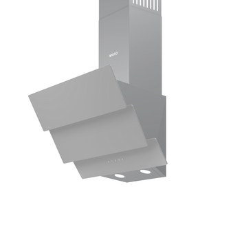 Wiggo WE-A533G(G) &ndash; Glas Schouw Afzuigkap, 60 cm &ndash; A+ Energieklasse, 3 Snelheden