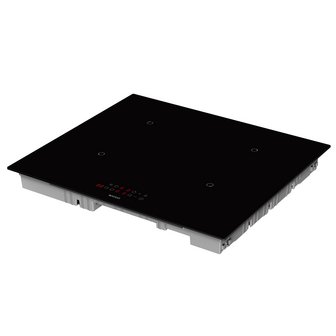 Wiggo WH-B624IRT(B) &ndash; Inbouw Inductiekookplaat, 60 cm &ndash; 2 Fase, 4 Kookzones (220&ndash;240V)