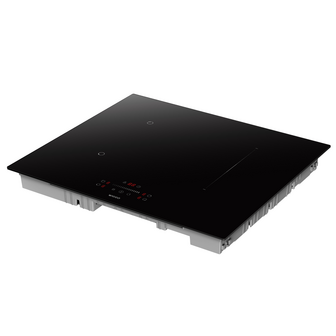 Wiggo WH-B625IRS(B) &ndash; Inbouw Inductiekookplaat, 60 cm &ndash; 2 Fase, 4+1 Bridge Zones (220&ndash;240V)