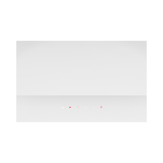 Wiggo WE-A533G(W) &amp;#x2013; Glas Schouw Afzuigkap, 60 cm &amp;#x2013; A+ Energieklasse, 3 Snelheden