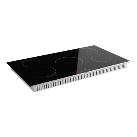 Wiggo - WH-E935G(B) - Inbouw - Inductie - Kookplaat - 90cm - Zwart