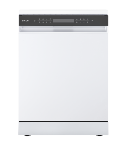 Wiggo WD-F6148B(W) - Vrijstaande Vaatwasser - 60cm - Wit