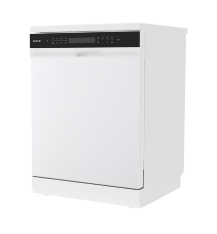 Wiggo WD-F6148B(W) - Vrijstaande Vaatwasser - 60cm - Wit