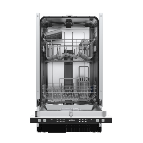 Wiggo WD-B4126E(X) - Inbouw Vaatwasser - 45 cm - Roestvrijstaal - E