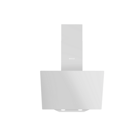 Wiggo WE-A531G(W) – Glas Schouw Afzuigkap, 60 cm – A+ Energieklasse, 3 Snelheden