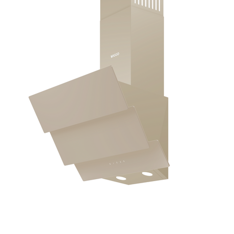 Wiggo WE-A533G(C) – Glas Schouw Afzuigkap, 60 cm – A+ Energieklasse, 3 Snelheden