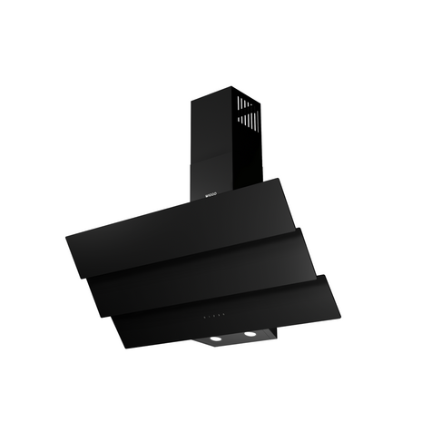 Wiggo WE-A943G(B) – Glas Schouw Afzuigkap, 90 cm – A+ Energieklasse, 4 Snelheden