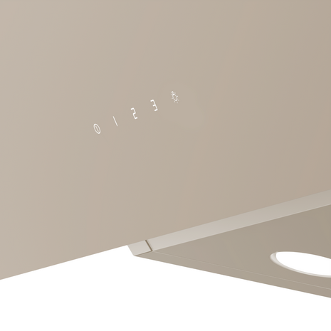 Wiggo WE-A643G(C) – Glas Schouw Afzuigkap, 90 cm – A+ Energieklasse, 4 Snelheden