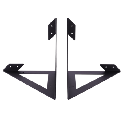 Gorillz Wearer - Plankdrager - Industrieel metaal - Set van 2 Stuks - Zwart