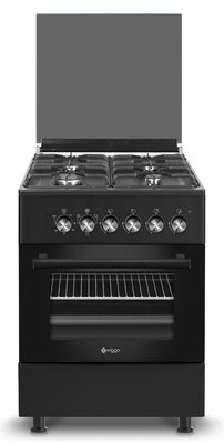 Wiggo WO-E603R(BB) Serie 3 - Gasfornuis - Zwart