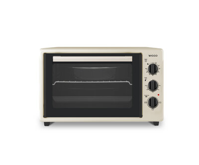 Wiggo WMO-E353(C) - Vrijstaande oven - 35 liter - Creme