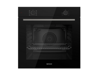 Wiggo WO-B608(B) - Inbouw heteluchtoven - Zwart
