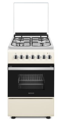 Wiggo WO-E505R(CX) Serie 5 - Gasfornuis - Creme Rvs