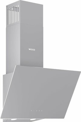 Wiggo WE-E513G(G) - Schuine Afzuigkap - 50cm - Grijs Glas