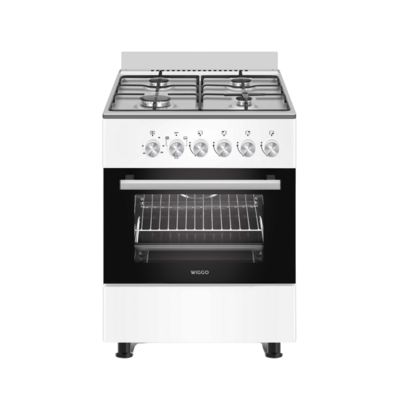 Wiggo WO-E603R(WX) Serie 3 - Gasfornuis - Wit Rvs