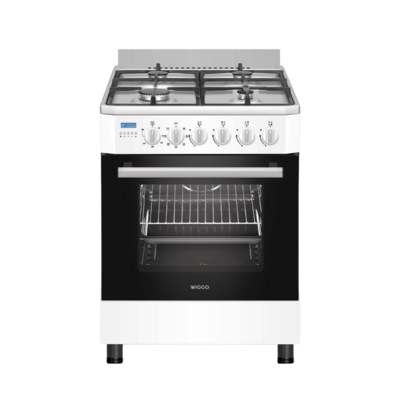 Wiggo WO-E609R(WX) Serie 9 - Gasfornuis - Wit Rvs