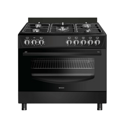 Wiggo WO-E905R(BB) Serie 5 - Gasfornuis - Zwart