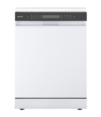 Wiggo WD-F6148B(W) - Vrijstaande Vaatwasser - 60cm - Wit