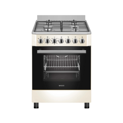 Wiggo WO-E605R(CX) Serie 5 - Gasfornuis - Créme Rvs