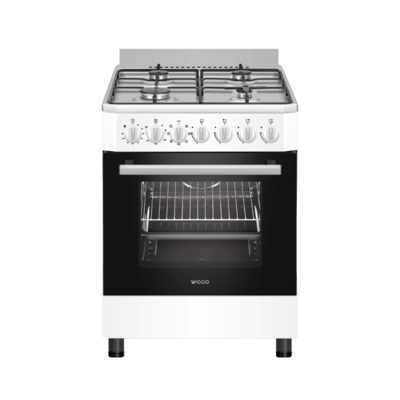 Wiggo WO-E605R(WX) Serie 5 - Gasfornuis - Wit Rvs