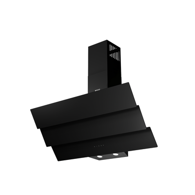 Wiggo WE-A943G(B) โ Glas Schouw Afzuigkap, 90 cm โ A+ Energieklasse, 4 Snelheden